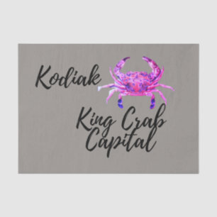 Papier Mousseline Capitale du crabe de Kodiak