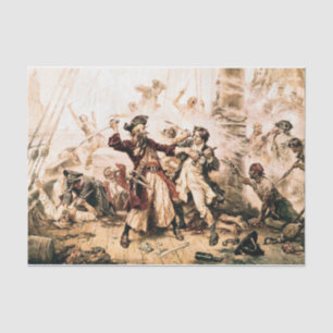 Papier Mousseline Capturez, pirate Barbe Noire, La Revanche de la Re