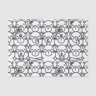 Papier Mousseline Capybara