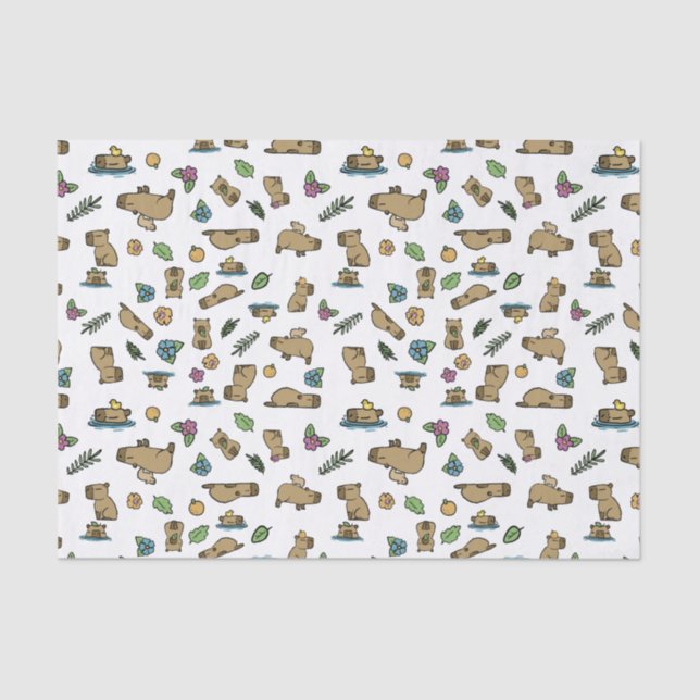 Papier Mousseline Capybara (Recto)