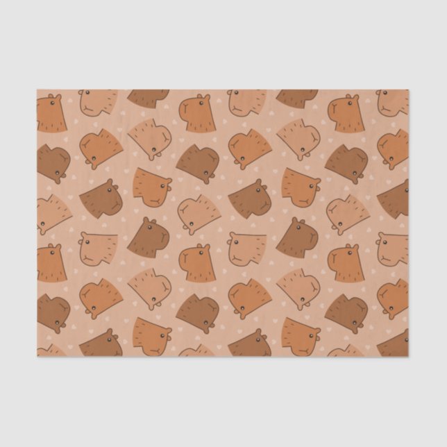 Papier Mousseline Capybara (Recto)
