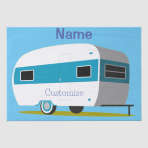 Papier Mousseline Caravan Camper RV Thunder_Cove
