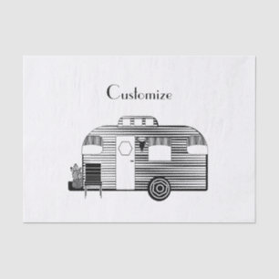 Papier Mousseline Caravane Camper Traveller Thunder_Cove