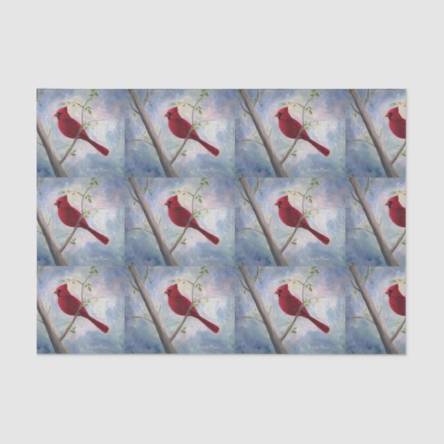 Papier Mousseline Cardinal (Recto)