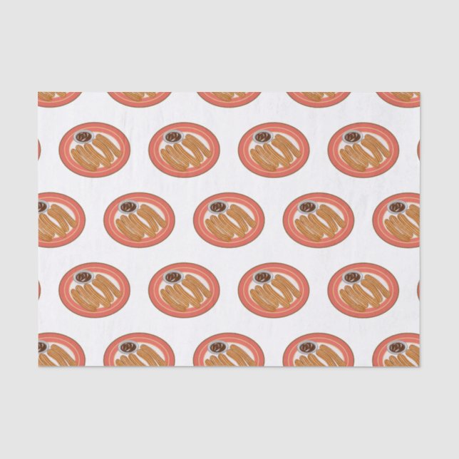 Papier Mousseline Caricature de Churro (Recto)