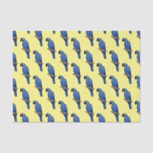 Papier Mousseline Caricature d'oiseau macaw Hyacinth