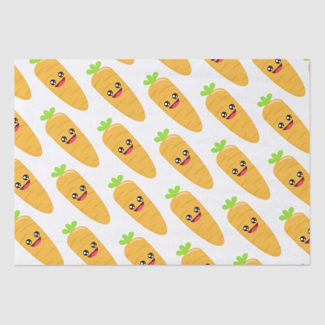 Papier Mousseline Carotte (Recto)