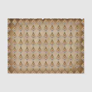 Papier Mousseline Carré et boussole tirés par la main avec tout