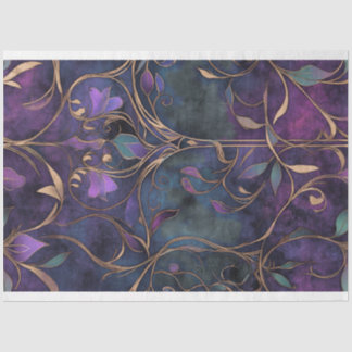 Papier Mousseline Carreau de motif répétitif Art Déco Fond sombre et