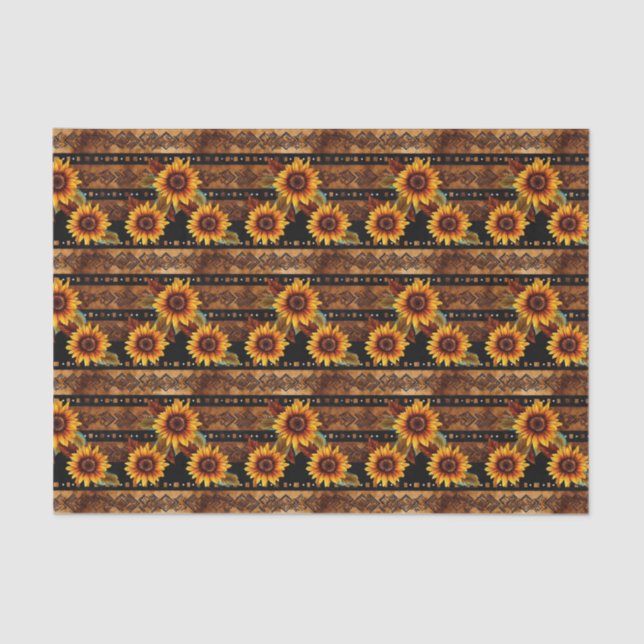 Papier Mousseline Carrelage Faux motif occidental découpage (Recto)