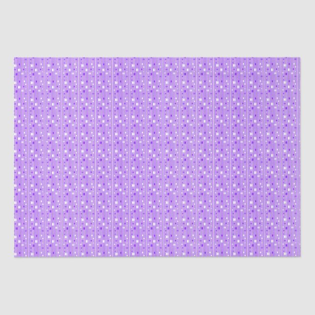 Papier Mousseline Carrés de brouillard violet (Recto)