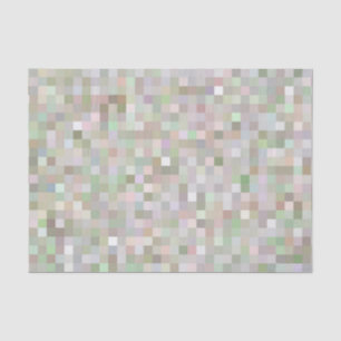 Papier Mousseline Carrés pastel