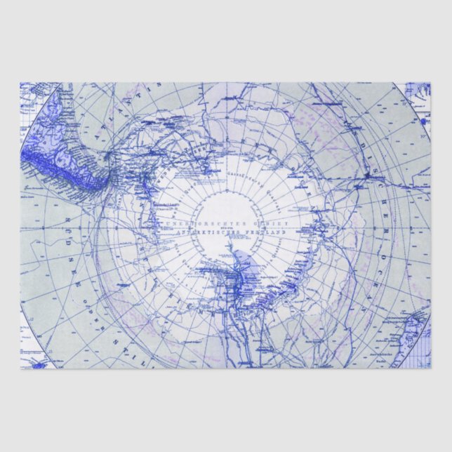 Papier Mousseline Carte Atlas (Recto)