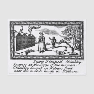 Papier Mousseline Carte de commerce de l'entreprise Chimeny Sweeper
