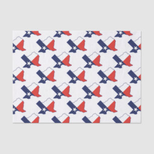 PAPIER MOUSSELINE CARTE DU TEXAS