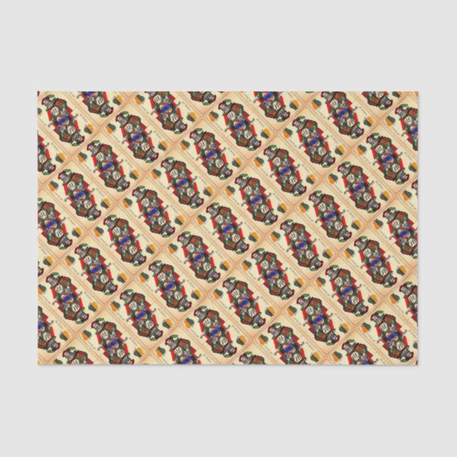 Papier Mousseline Carte tarot n° 1 du 19e siècle (Recto)