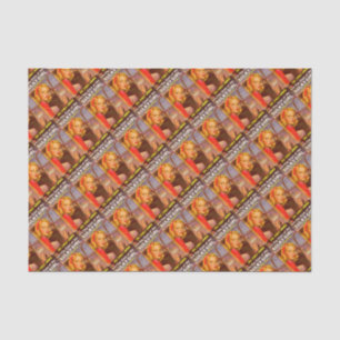 Papier Mousseline Cas de la couverture de livre boudeuse de fille