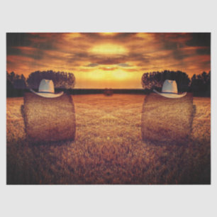 Papier Mousseline Casquette Cowboy
