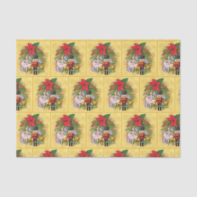 Papier Mousseline Casse-Noisette Soldat Plum Fée Noël (Recto)