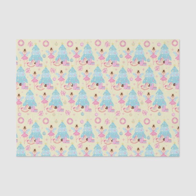 Papier Mousseline Casse-noix rose mignonne Ballerina (Recto)