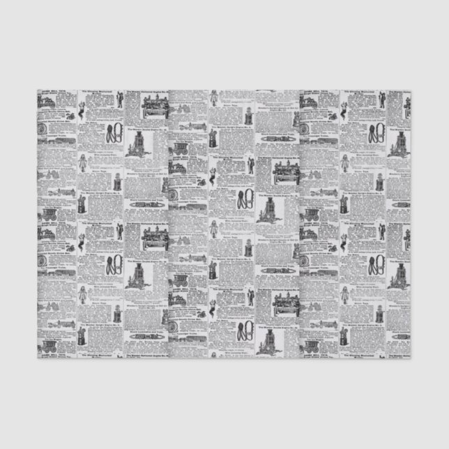 Papier Mousseline Catalogue ancien (Recto)