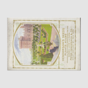 Papier Mousseline Catalogue de graines anciennes Henderson's Seeds a