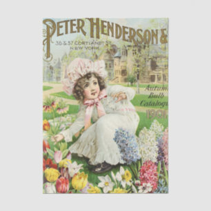 Papier Mousseline Catalogue de graines anciennes Peter Henderson 190