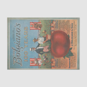 Papier Mousseline Catalogue de graines vintage 1918 Bolgiano's and S