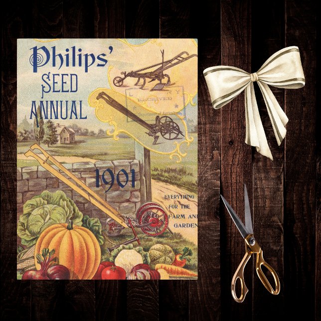 Papier Mousseline Catalogue de paquets de semences Ferme végétale 19 (Créateur téléchargé)