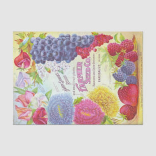 Papier Mousseline Catalogue des semences vintages Farmer Seed Compan