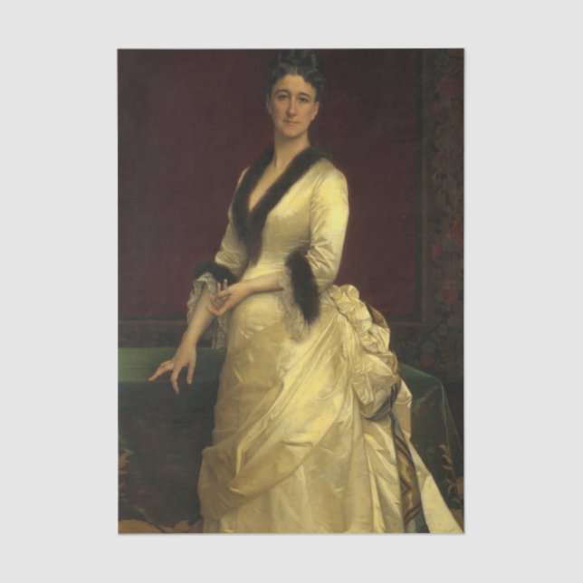 Papier Mousseline Catharine Lorillard Wolfe by Alexandre Cabanel  (Recto)