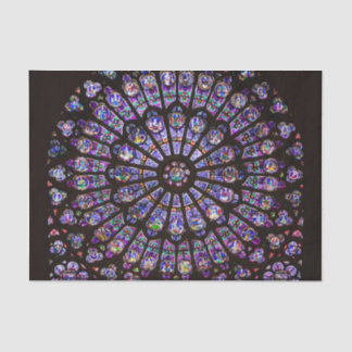 Papier Mousseline Cathédrale Notre-Dame de Paris Rose