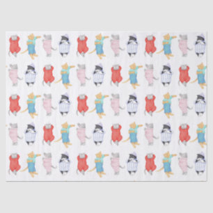 Papier Mousseline CATS PAJAMAS Papier Tissu