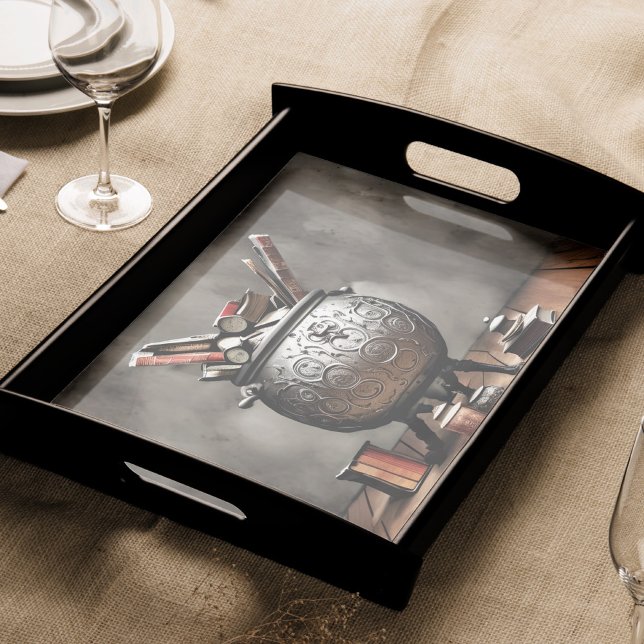 Papier Mousseline Cauldron d'artisanat orné avec articles de casting (Créateur téléchargé)