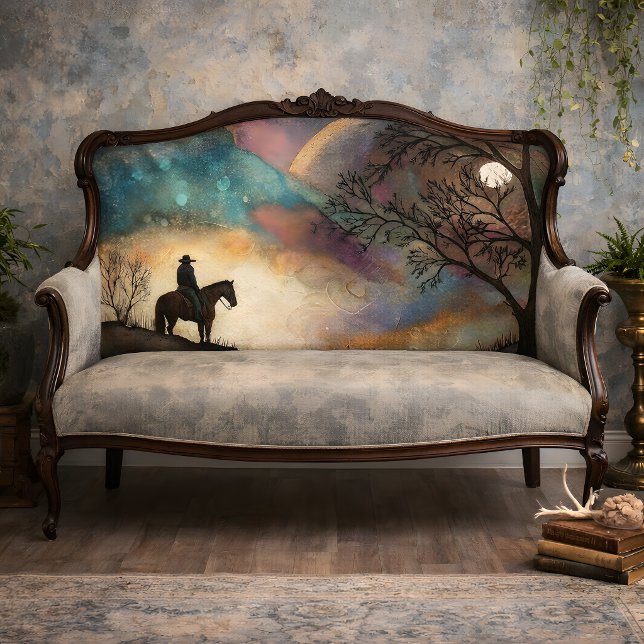 Papier Mousseline Cavalier au Clair de Lune Découpage (Moonlit Rider Decoupage Tissue Paper)