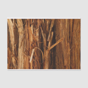 Papier Mousseline Cèdre texturé en écorce de bois