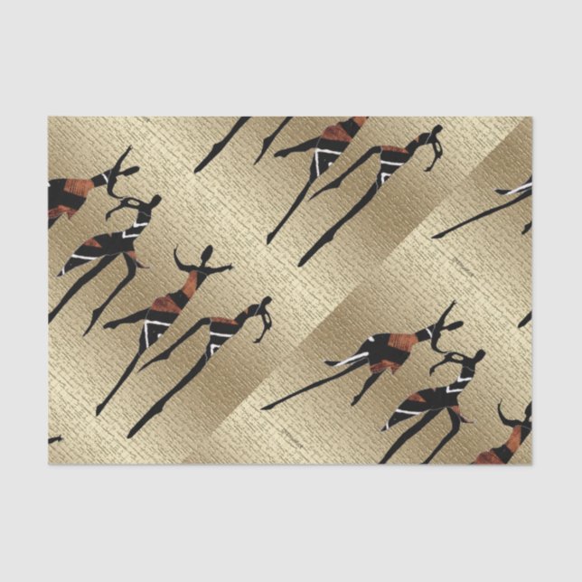 Papier Mousseline Célébration africaine (Recto)