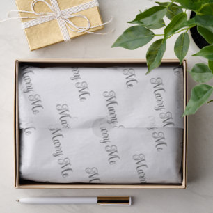 Papier Mousseline 'Célébrons notre union' Proposition de mariage en