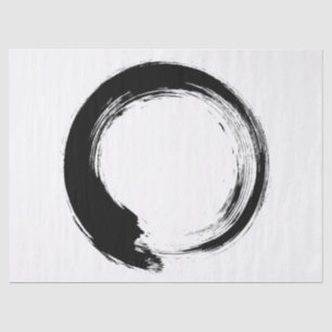 Papier Mousseline Cercle Zen Enso