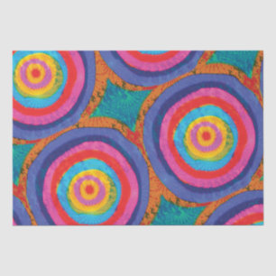 Papier Mousseline Cercles de colorant de cravate