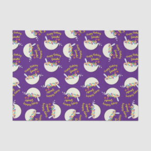 Papier Mousseline Cereal Bowl Enfants Slepover Anniversaire fête mig