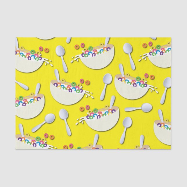 Papier Mousseline Cereal Bowl Enfants Slepover Anniversaire fête mig (Recto)