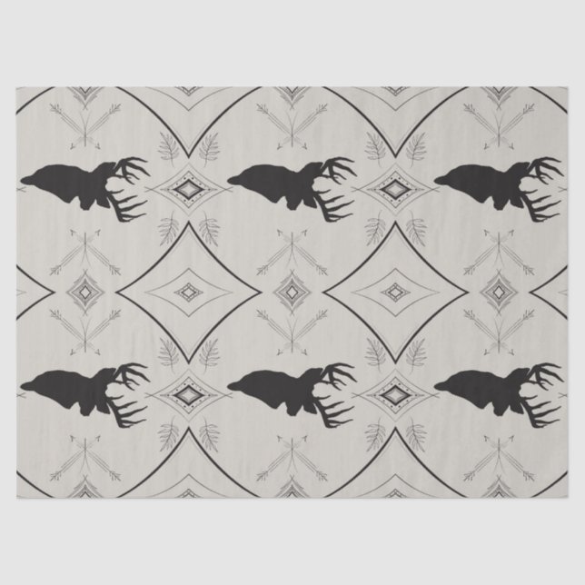 Papier Mousseline Cerf (Recto)