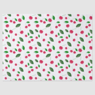 Papier Mousseline Cerise juteuse
