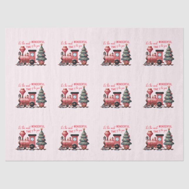 Papier Mousseline C'est le moment le plus merveilleux de l'année (Recto)