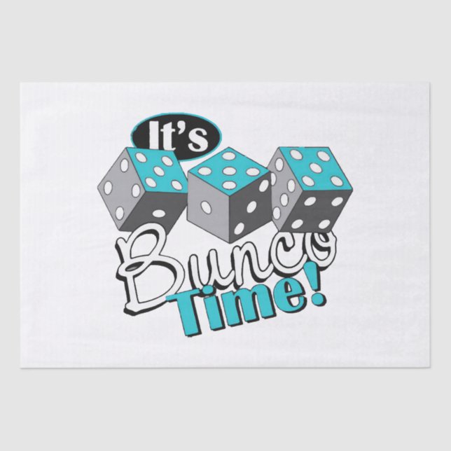 Papier Mousseline C'est l'heure de Bunco ! (Recto)