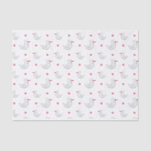 Papier Mousseline C'est une fille : mignonne Motif de canard