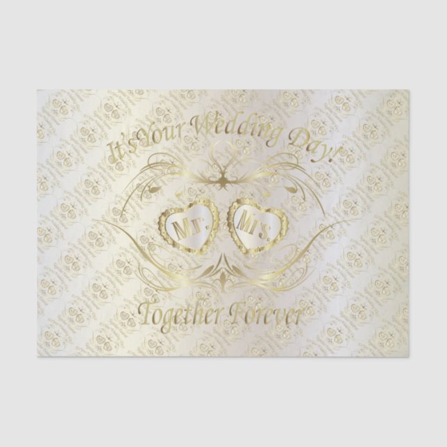 Papier Mousseline C'est votre jour du mariage (Recto)