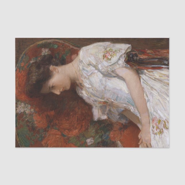 Papier Mousseline Chaire victorienne de Childe Hassam (Recto)