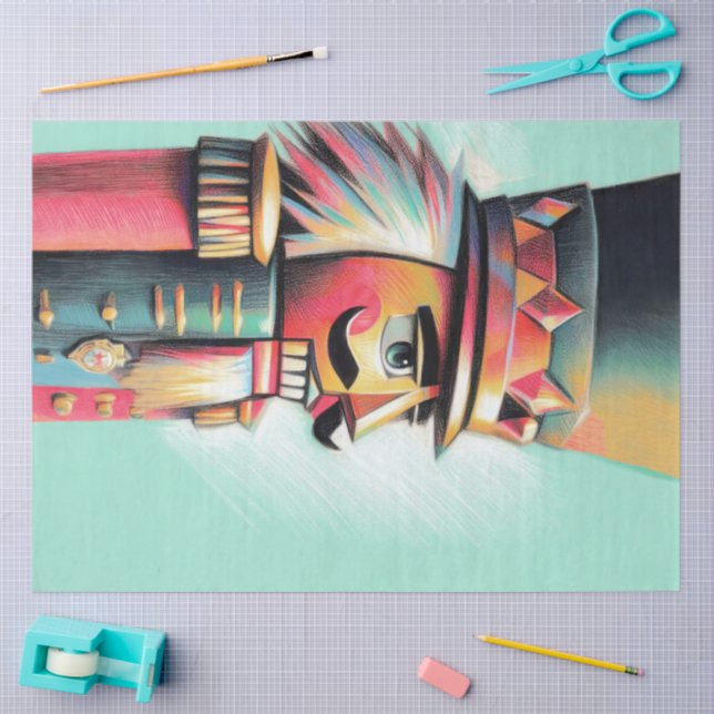 Papier Mousseline Chalk illustrait Noisette de Noël (Artisanat)